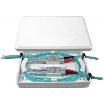 EFB Elektronik Caja de microempalme para 4x acoplador SC simplex y 5 empalmes de crimpado, 53701.1V2