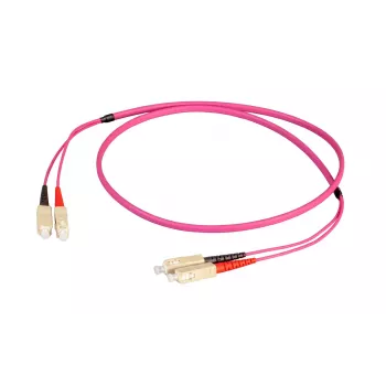 EFB Elektronik latiguillo dúplex SC-SC 50/125µ OM4 LSZH Erika violeta plano twin 3x5 mm 7,5 m O0318FT.7,5