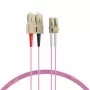 EFB-Elektronik latiguillo dúplex LC-SC 50/125µ OM4 LSZH Erika violeta 2,0 mm 30 m O0323.30