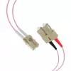 EFB-Elektronik latiguillo dúplex LC-SC 50/125µ OM4 LSZH Erika violeta 2,0 mm 30 m O0323.30