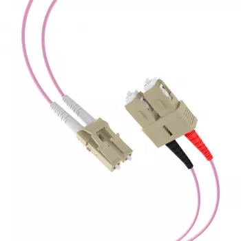 EFB-Elektronik latiguillo dúplex LC-SC 50/125µ OM4 LSZH Erika violeta 2,0 mm 30 m O0323.30