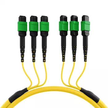 EFB MTPF48MTPFOS2-25-A cable de parcheo monomodo OS2 de 48 fibras MTP APC, 25 m, amarillo