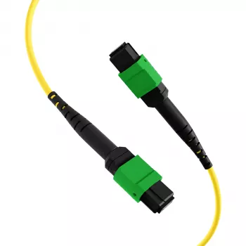 EFB MTPF48MTPFOS2-25-A cable de parcheo monomodo OS2 de 48 fibras MTP APC, 25 m, amarillo