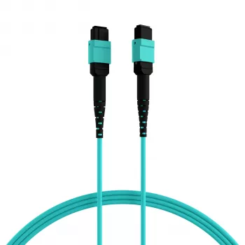 EFB MTP-F/MTP-F cable de parcheo matriz de 12 fibras OM3, LSZH aqua, código B, 0,5 m MTPF12MTPFOM3-0,5