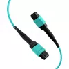 EFB MTP-F/MTP-F cable de parcheo matriz de 12 fibras OM3, LSZH aqua, código B, 0,5 m MTPF12MTPFOM3-0,5