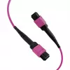 EFB Elektronik cable de parcheo matriz MTP-F/MTP-F de 48 fibras OM4, LSZH Erika violeta, código A, 25 m MTPF48MTPFOM4-25-A