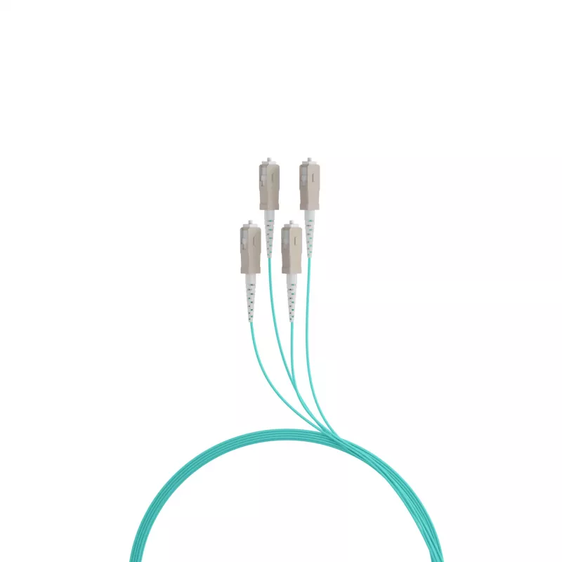 EFB Elektronik cable troncal de fibra óptica multimodo OM3, 4 fibras, SC-SC, 10 m, LSZH, Dca O8301S10OM3
