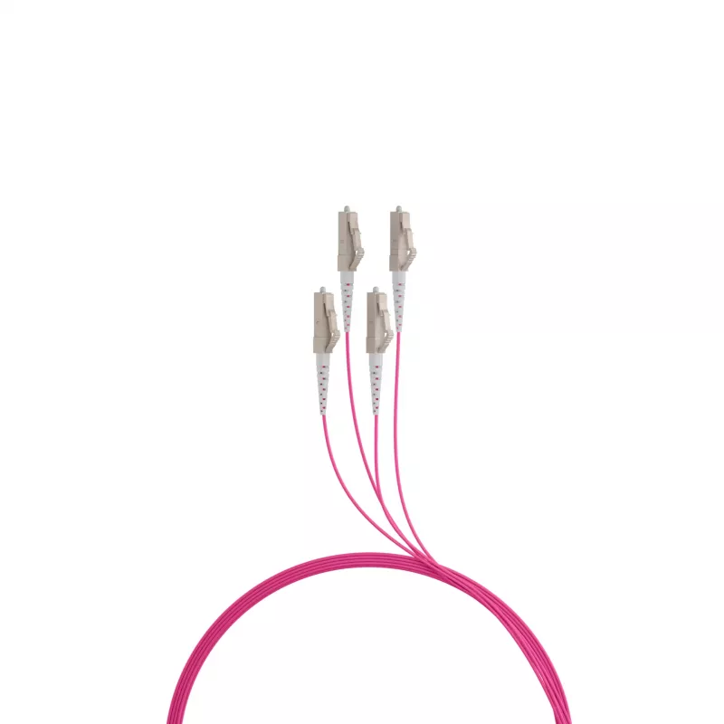 EFB Elektronik cable troncal de fibra óptica multimodo OM4, 4 fibras, LC-LC, 170 m, LSZH, Dca O8303S170OM4