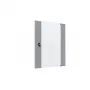 EFB Elektronik puerta de cristal para armario de pared X-Rack 15U gris RAL7035 3/3 WGX-TUR15GR.G