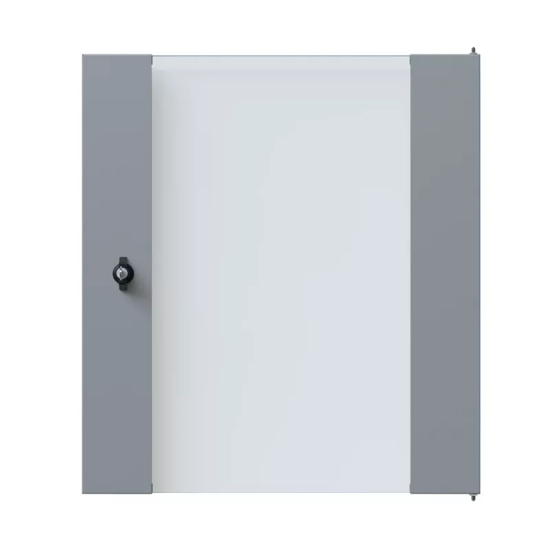EFB Elektronik puerta de cristal para armario de pared X-Rack 15U gris RAL7035 3/3 WGX-TUR15GR.G
