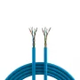 INFRALAN Cat.6A 500 MHz U/UTP cable de instalación de 4 pares, AWG23, CPR B2ca, RAL5015 azul, 305m 99960.305-CPR