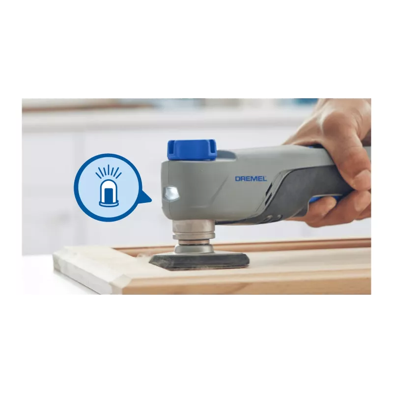 Dremel MM12V-S1 F013CM12JA herramienta multifunción a batería con motor sin escobillas de 12V, 1x batería de 2,0Ah, cargador, bolsa blanda