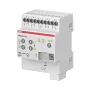 ABB JRA/S4.24.5.2 actuador KNX para persianas/estores, 4 canales, 24V AC/DC, funcionamiento manual, carril DIN 2CDG110298R0011