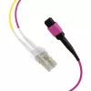 EFB Elektronik cable troncal MPO-PLUS(F)-LC OM4 8 fibras tipo B LSZH violeta brezo 2m MPOF08LCOM4-2