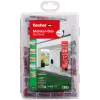 FISCHER práctico surtido de tacos y tornillos para exteriores y zonas húmedas 130 piezas 561385