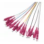 Pigtails de fibra óptica Tecline, OM4, de colores, LC/UPC, 2,0 m, 12 unidades 20500017