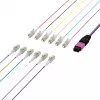 Cable fanout EFB Elektronik MPO-PLUS (M)-LC OM4 12 fibras Type-B LSZH violeta erika 1 m MPOM12LCOM4-1