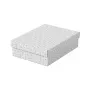 LEITZ Home M Set de cajas de almacenamiento y regalo con 3, Blanco, 100% cartón ondulado reciclado, tapa extraíble 628284