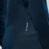 Salewa Puez Altavia PL HD Chaqueta de forro polar Mujer con cremallera completa y capucha - Navy Blazer