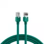 EFB-Elektronik cable de red RJ45 Cat.5e SF/UTP LSZH Draka UC300 TM11 verde 7,5m K8013.7,5