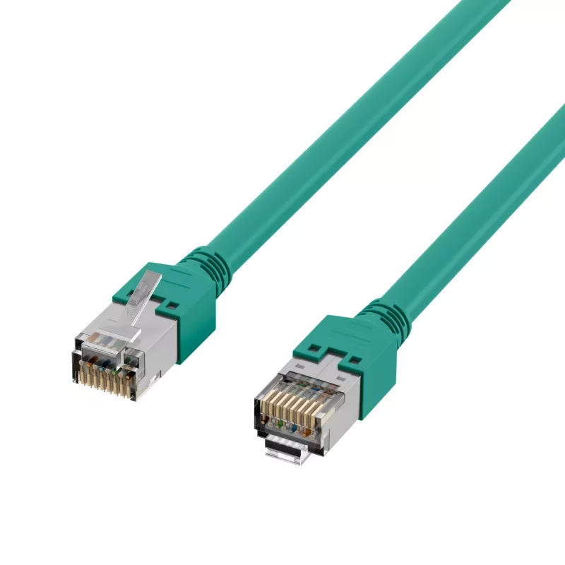 EFB-Elektronik cable de red RJ45 Cat.5e SF/UTP LSZH Draka UC300 TM11 verde 7,5m K8013.7,5