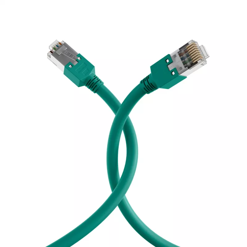 EFB-Elektronik cable de red RJ45 Cat.5e SF/UTP LSZH Draka UC300 TM11 verde 7,5m K8013.7,5