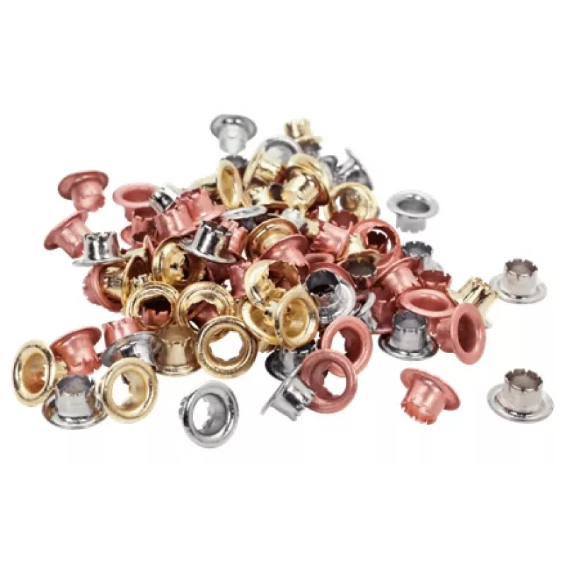 Rapid 5000409 Ojales, 4 mm, colores surtidos, 100 piezas