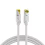EFB-Elektronik Cable de red Cat.6A S/FTP LSZH, RJ45, blanco, 0,25 m K8560WS.0,25