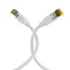 EFB-Elektronik Cable de red Cat.6A S/FTP LSZH, RJ45, blanco, 0,25 m K8560WS.0,25