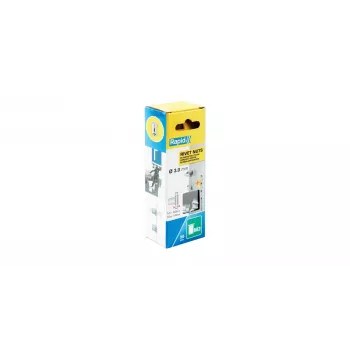 RAPID TOOLS Tuerca remachable M3 acero cromado rango de agarre 0,5-1,5 mm, 1 ud. (5000670)