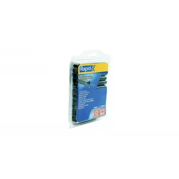RAPID TOOLS VR22 Grapas anulares para valla, recubiertas de plástico gris, acero galvanizado, 1000 uds. 5001333