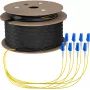 Cable troncal EFB Elektronik U-DQ ZN BH OS2 8E 1x8 LC-LC 160m Dca LSZH O8322S160OS2