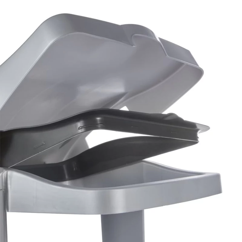 Sistema de cubo de basura KEEEPER Ole 35x40x75cm gris claro
