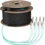 Cable troncal EFB Elektronik U-DQ ZN BH OM3 8G 1x8 LC-LC 130m Dca LSZH - 130 m O8322S130OM3