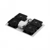 EFB Elektronik PEL-LFD04ET.GR Ventilador de techo cuádruple con termostato, RAL 7035