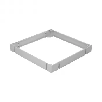 EFB Elektronik base para armarios de red de 600x600mm, gris PEL-SOK66VV.GR