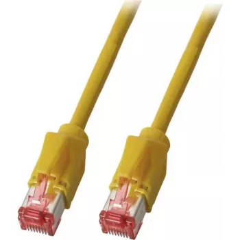 EFB-Elektronik cable de conexión RJ45 Cat.5e S/UTP PUR, 1m, amarillo, cadena portacables K8032.1