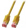 EFB-Elektronik cable de conexión RJ45 Cat.5e S/UTP PUR, 1m, amarillo, cadena portacables K8032.1