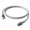 ZVK GmbH EasyLan PushPull cable de conexión Cat 6 STP, conector macho RJ-45 a conector macho RJ-45, 1 m, gris, funda antirrotura moldeada CPP1OACACA0010
