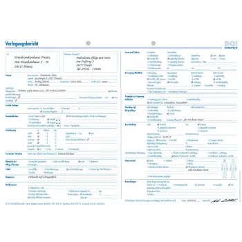 BOI informe de entrega / formulario de entrega, A4, 50 hojas 9206-00215