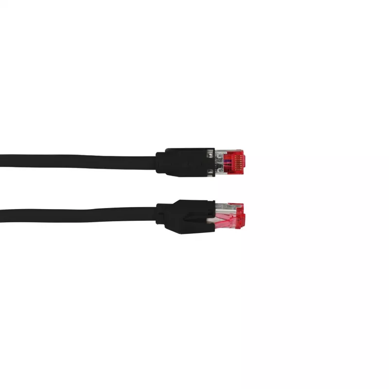 EFB Elektronik Cable de parcheo Cat.7 S/FTP LSZH, RJ45, 0,25 m, Negro K0700SW.0,25