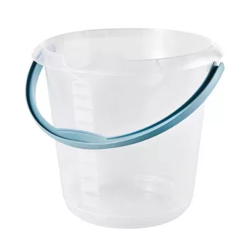 KEEEPER cubo con vertedor 10L Mika Ø30x28cm transparente
