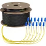 EFB Elektronik Cable troncal U-DQ ZN BH OS2 12E 1x12 LC-LC 90 m Dca LSZH O8342S90OS2