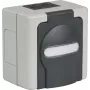 EFB ET-25020 Caja vacía de superficie para ambientes húmedos para 2 módulos Keystone, IP44, Gris