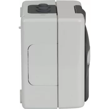 EFB ET-25020 Caja vacía de superficie para ambientes húmedos para 2 módulos Keystone, IP44, Gris