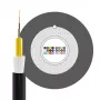 INFRALAN U-DQ(ZN)BH OM3 24G (1x24) Eca 3000N LSZH Negro, 7,5 mm 54524D1E-CPR