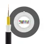 INFRALAN A-DQ(ZN)B2Y OS2 24E (1x24) Fca 2000N negro 5,8mm cable de fibra óptica exterior G657A1, 24 fibras, 2000N de resistencia a la tracción, tubo holgado, cubierta de PE A24S2F1