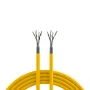 INFRALAN Cat.7A 1250 AWG22 S/FTP 4P CPR Dca 25Gbit/s ready amarillo colza RAL1021, 100m 999833.100-CPR