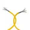 INFRALAN Cat.7A 1250 AWG22 S/FTP 4P CPR Dca 25Gbit/s ready amarillo colza RAL1021, 100m 999833.100-CPR