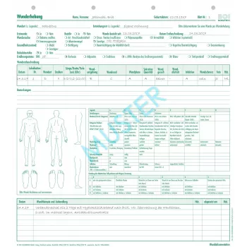 BOI hojas de documentación de heridas, 50 hojas A4 9206-00435N